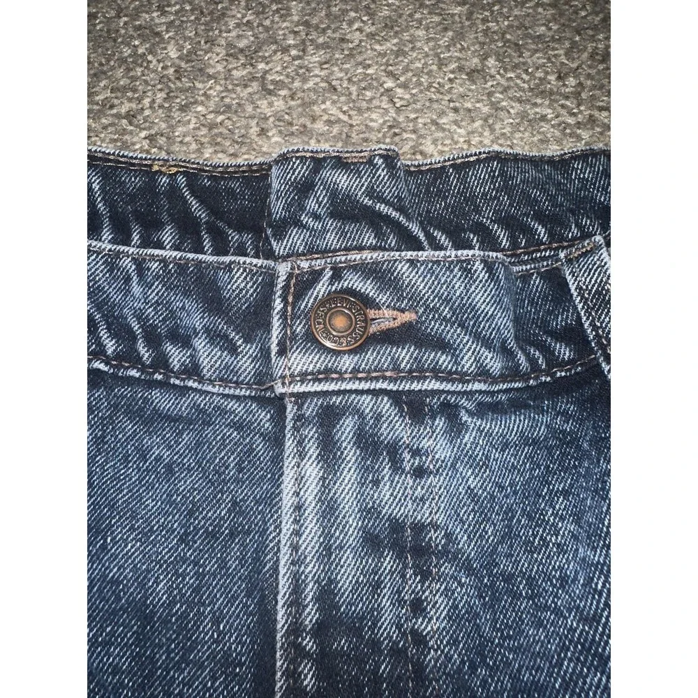 Levi's 550 Jeans Mens 36x30 Dark Stonewash Relaxed Fit Tapered Leg Denim Classic